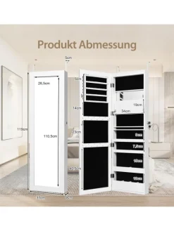 Schmuckschrank in Weiß