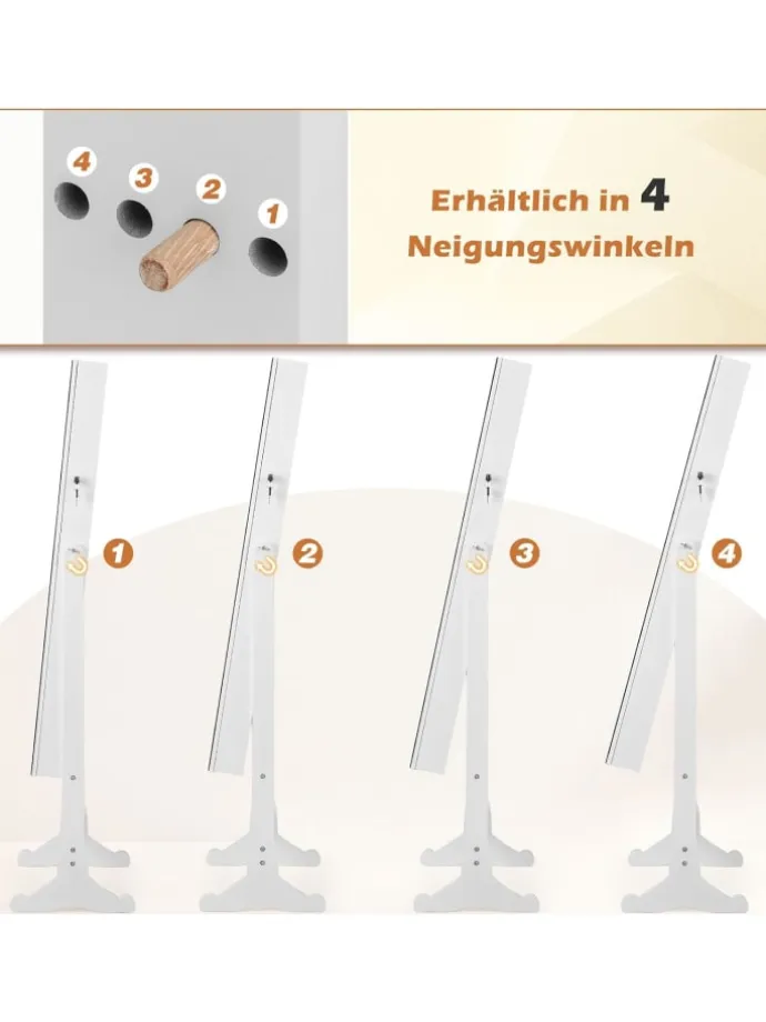 Schmuckschrank in Weiß