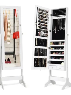 Schmuckschrank in Weiß