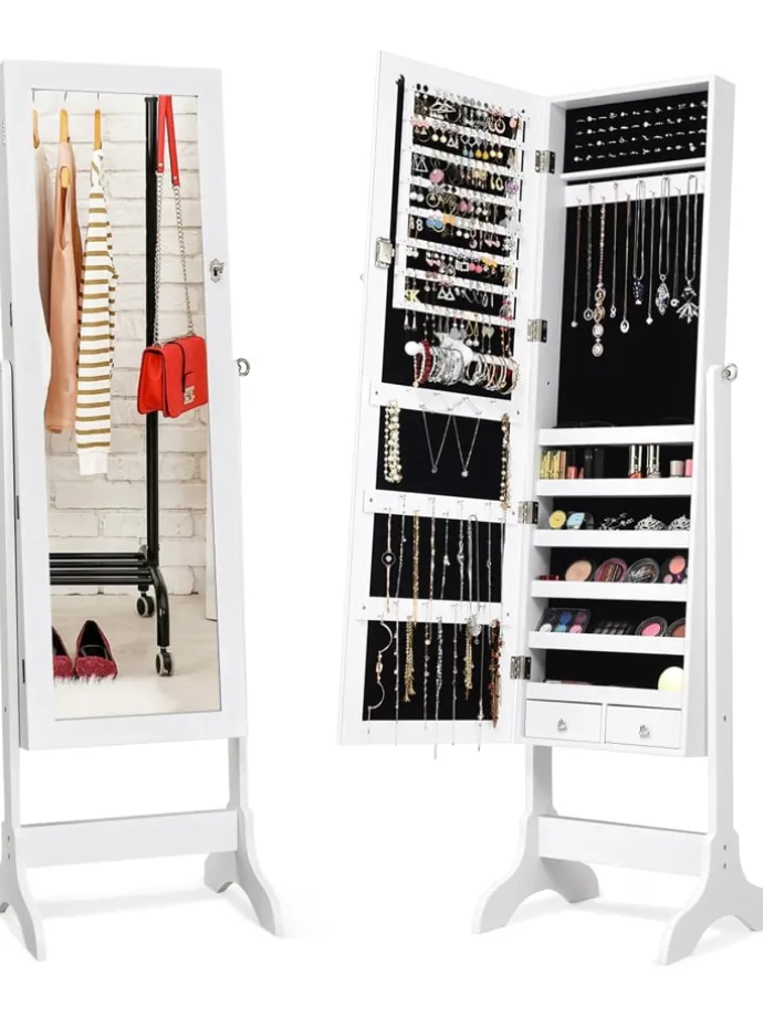 Schmuckschrank in Weiß