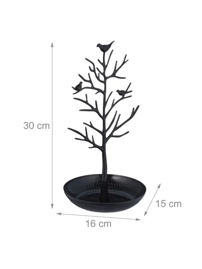 Schmuckständer "Baum" in Schwarz