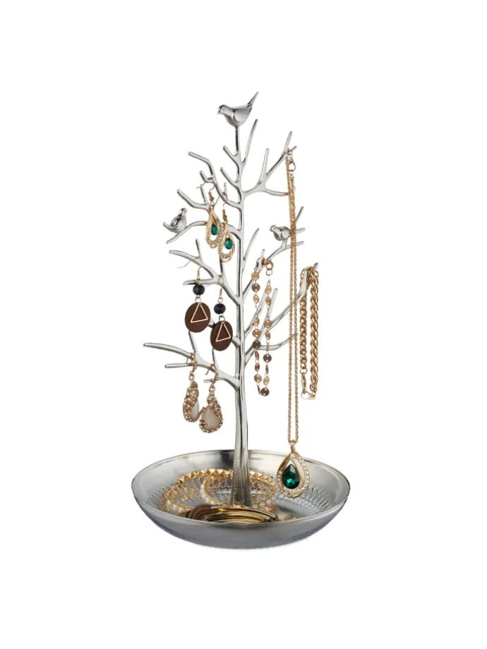 Schmuckständer "Baum" in Silber