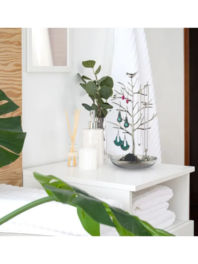 Schmuckständer "Baum" in Weiß