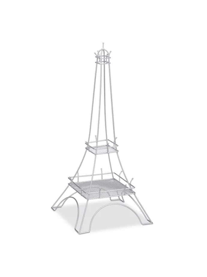 Schmuckständer "Eiffelturm" in Silber - (H)47 cm