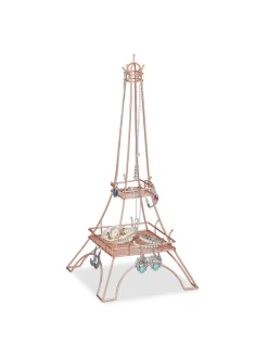 Schmuckständer "Eiffelturm" in Roségold - (H)47 cm