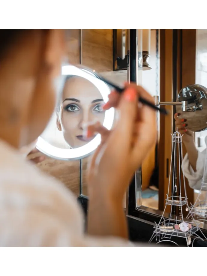 Schmuckständer "Eiffelturm" in Roségold - (H)47 cm