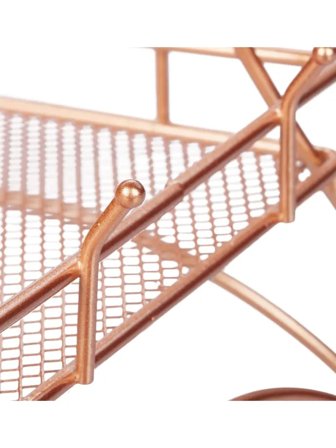 Schmuckständer "Eiffelturm" in Roségold - (H)47 cm