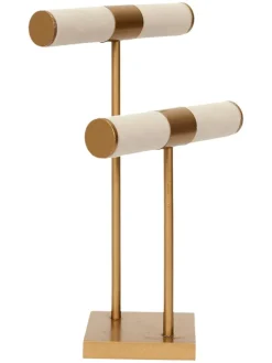 Schmuckständer in Gold - (B)21 x (H)29,5 x (T)14 cm