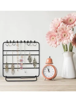 Schmuckständer in Schwarz - (B)20x (H)21 x (T)10 cm