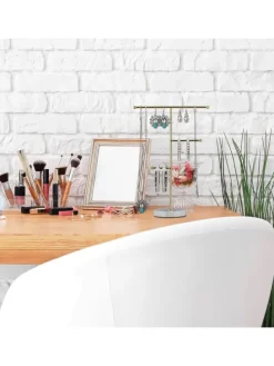 Schmuckständer in Weiß-Gold