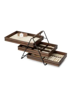 Schmucktablett Terrace 25 x 18 x 20cm in schwarz