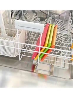 Schneidebrett 20x14 cm Set 4-teilig in Bunt