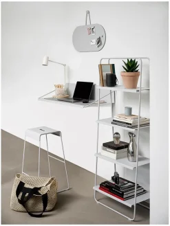 Schreibtisch "A-Wall" in Grau - (B)95 x (H)19 x (T)41,5 cm