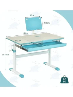 Schreibtisch für 3-12 Jahre in Blau