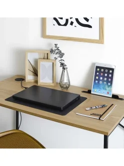 Schreibtisch ''Link'' in Hellbraun - (B)90 x (H)76 x (T)50 cm