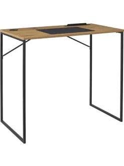 Schreibtisch ''Link'' in Hellbraun - (B)90 x (H)76 x (T)50 cm