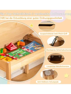 Schreibtisch Set ab 3 Jahren in Beige