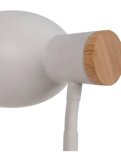 Schreibtischleuchte in Weiß - (H)36,5 x Ø 14 cm