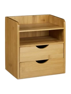 Schreibtisch-Organizer Briefablage in Natur