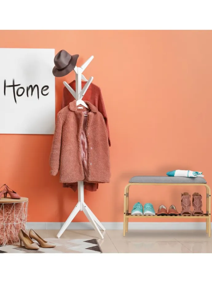 Schuhbank 3 Paar in Natur - (B)69 x (H)46 x (T)30 cm