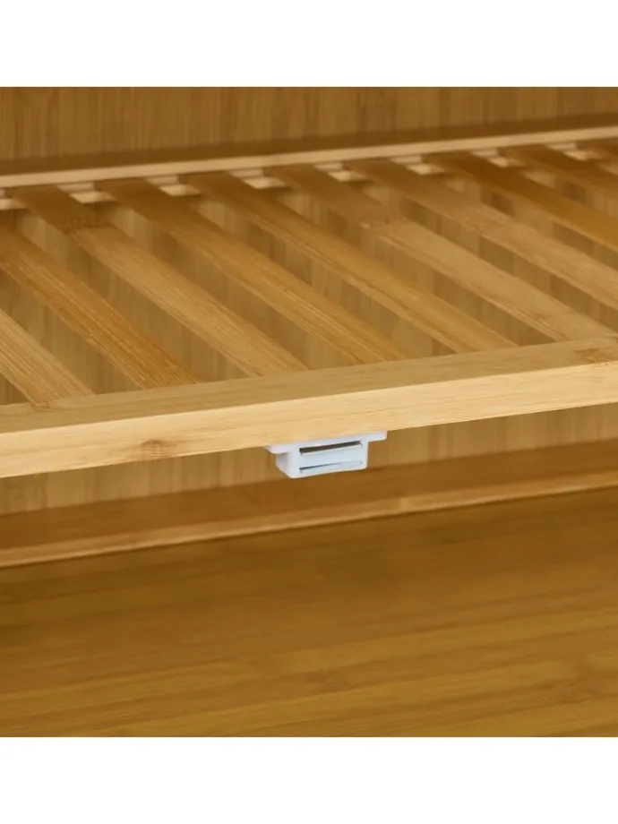 Schuhbank in Natur - (B)90 x (H)45 x (T)37 cm