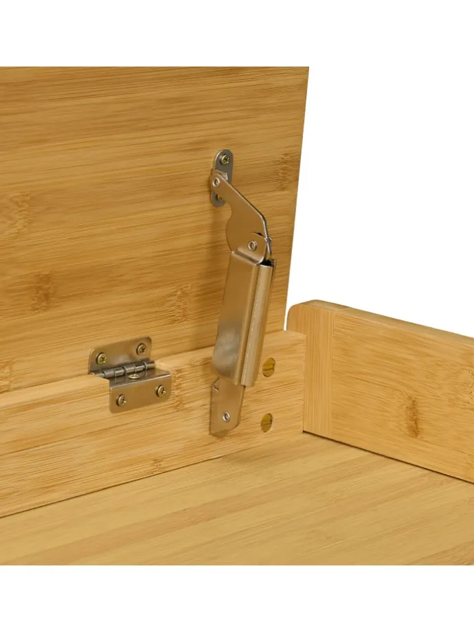 Schuhbank in Natur - (B)90 x (H)45 x (T)37 cm