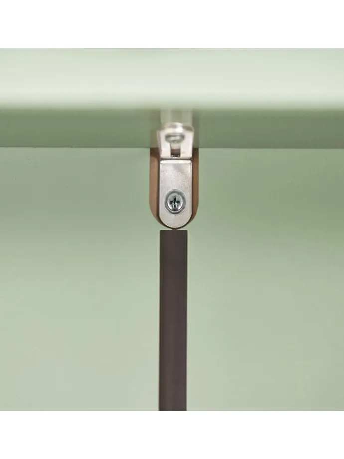 Schuhschrank in Grün - (B)70 x (H)90 x (T)34cm