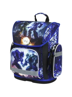 Schulranzen "Ergo Robots" in Schwarz