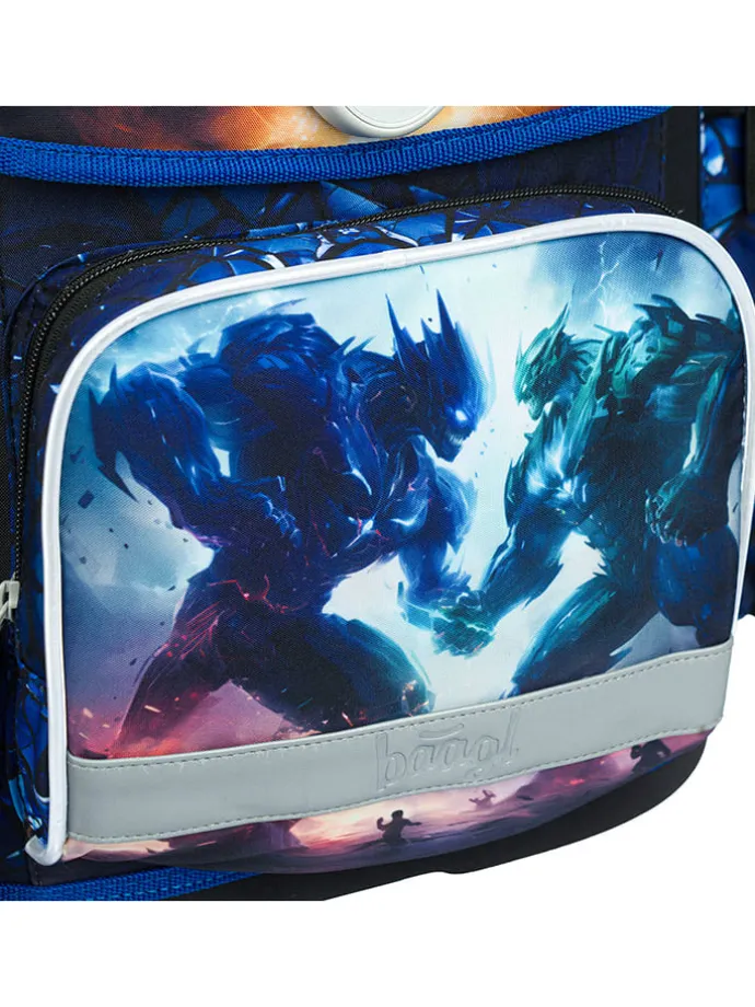 Schulranzen "Ergo Robots" in Schwarz