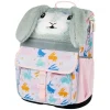 Schulranzen "Zippy Bunny" in Grau/ Rosa