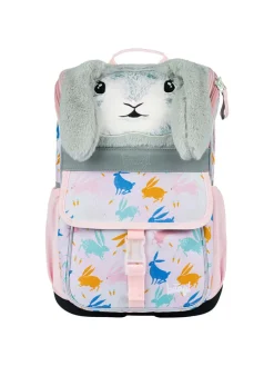 Schulranzen "Zippy Bunny" in Grau/ Rosa