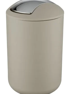 Schwingdeckeleimer "Brasil" in Taupe - 6,5 l