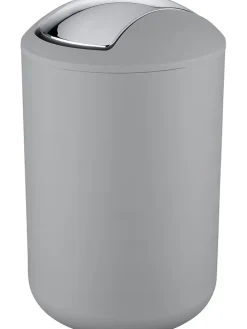 Schwingdeckeleimer "Brasil" in Grau - 6,5 l