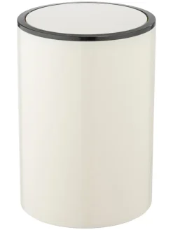 Schwingdeckeleimer "Inca" in Creme/ Schwarz - 5 l