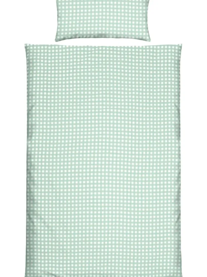 Seersucker Bettwäsche Kronach in jade