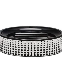 Seifenschale in Schwarz - (H)3 x Ø 11 cm