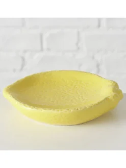Seifenschale "Limone" in Gelb - (L)12,5 cm