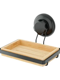 Seifenschale "Spa" in Beige/ Schwarz - (B)14,6 x (H)12,6 x (T)10,5 cm