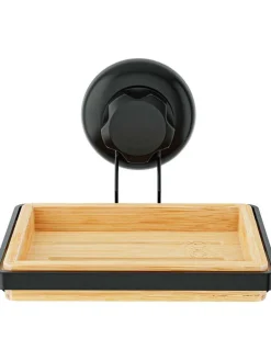 Seifenschale "Spa" in Beige/ Schwarz - (B)14,6 x (H)12,6 x (T)10,5 cm