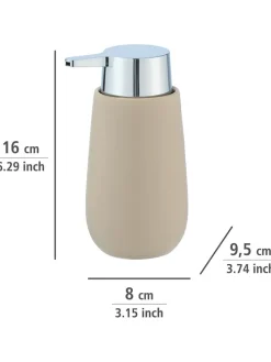 Seifenspender "Badi" in Beige - 320 ml