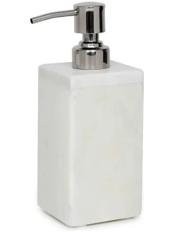 Seifenspender ''Cubic'' in Weiß - (B)8 x (H)19 x (T)8 cm