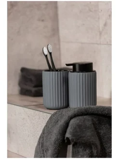 Seifenspender in Grau - (H)13,5 cm