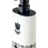 Seifenspender "Tulip" in Schwarz/ Weiß - 340 ml