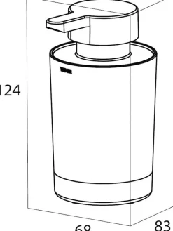 Seifenspender "Tune" in Schwarz - 180 ml