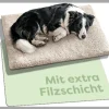 Selbstheizende Hundedecke 90x60 cm – Wärmematte waschbar, rutschfest