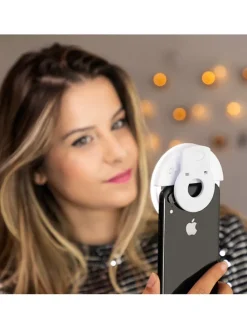 Selfie-Ring-Leuchte - (B)8,2 x (H)8,2 x (T)2 cm