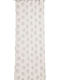 Ösenschal "Culo" in Weiß/ Schwarz