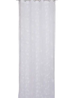 Ösenschal "Gingko" in Weiß