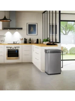 Sensor Mülleimer in Grau - 60 l