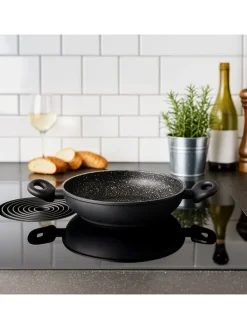 Servierpfanne in Schwarz - Ø 28 cm